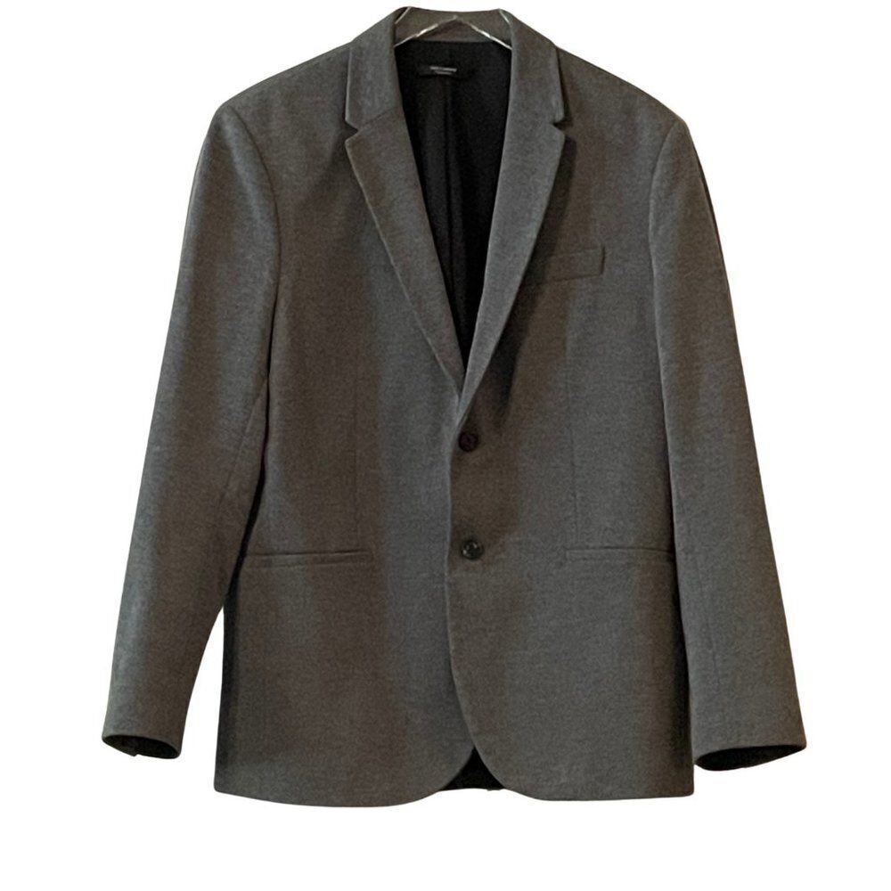 Zara Essentials Daily Outfit Men's Stretch Sports Jacket Blazer in Dark Gray XL